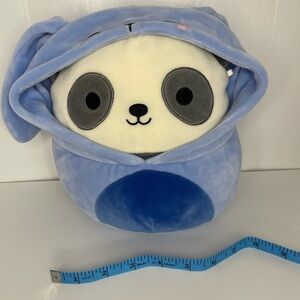 Squishmallows PJ Panda wearing bunny ears plush toy